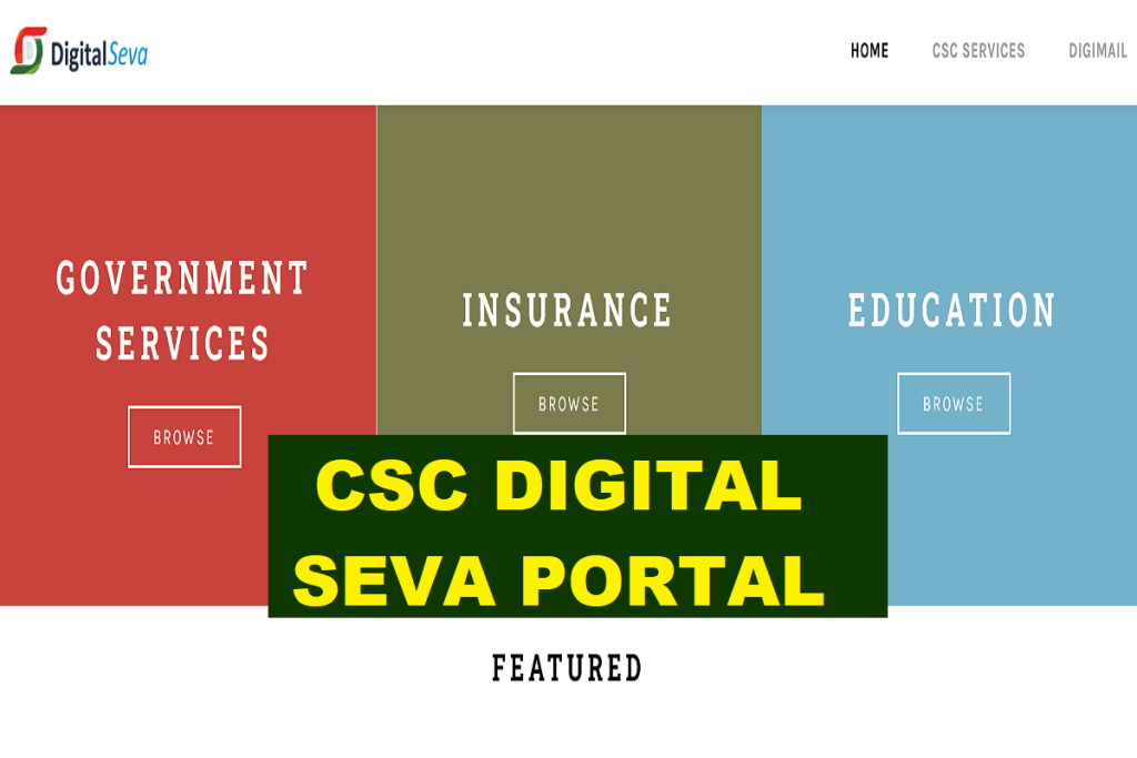 Csc Digital Seva Portal Id Csc New Registration