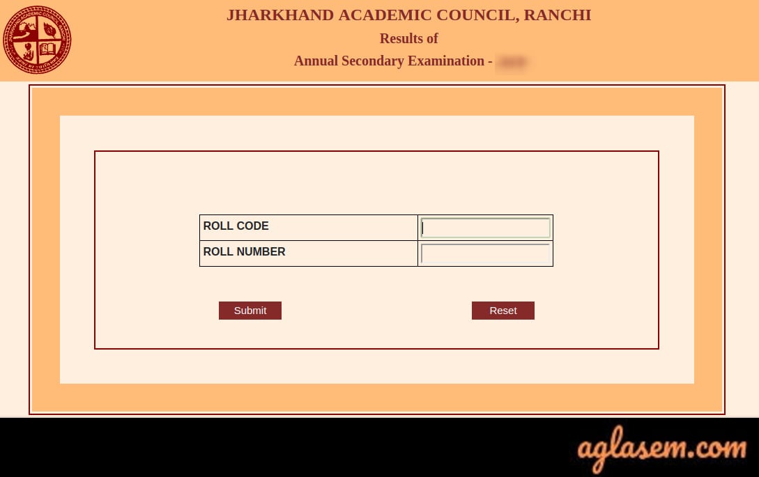 Jharkhand Board 10th Result 2020
