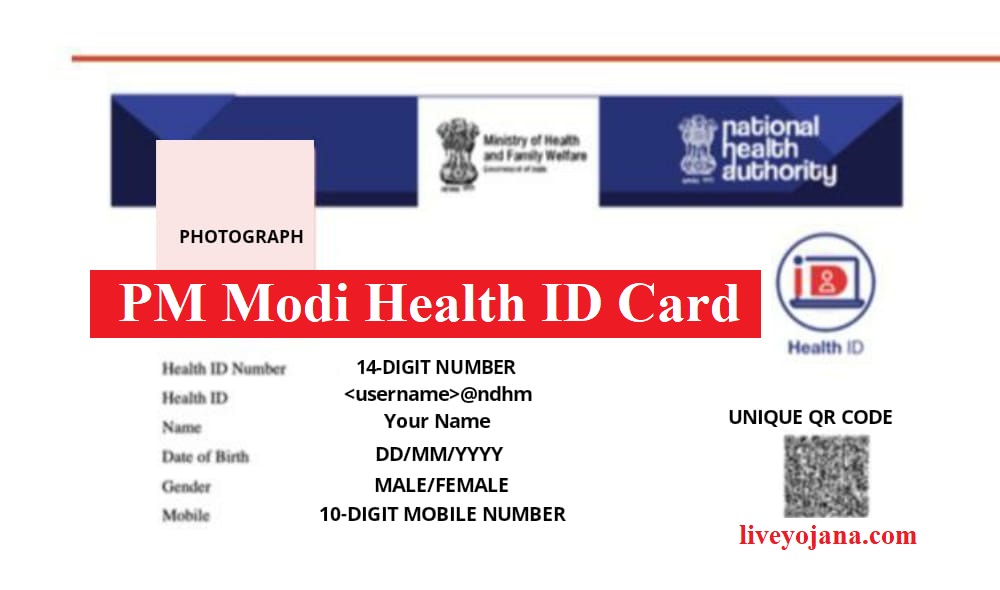 PM Modi Health ID Card 