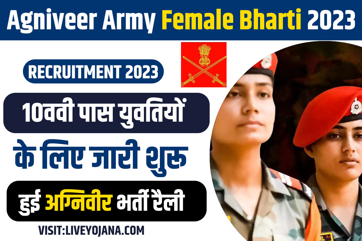 Army Agniveer Female Bharti 2023:ऑनलाइन आवेदन करें पात्रता मानदंड!