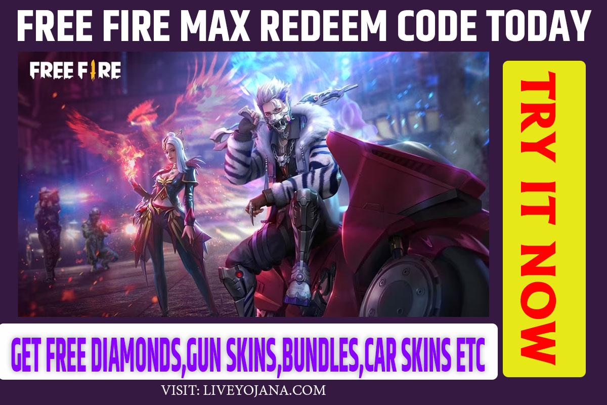 Garena Free Fire Max Redeem Codes 2023, How To get Garena Free Fire Max  Redeem Code, Gameplay ff today bundle code