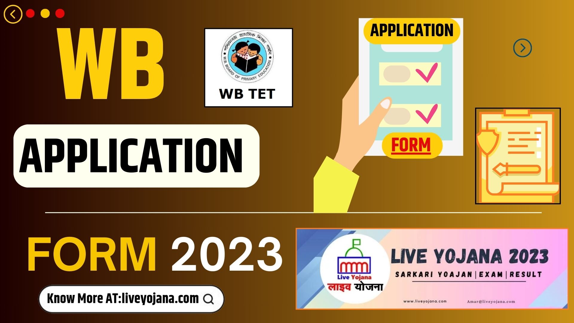 WB Primary TET Application Form Application Form, Exam Date