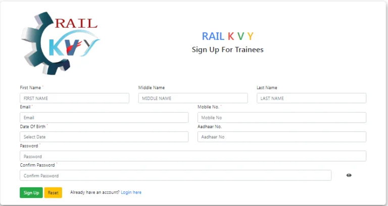 RKVY Online Registration for Rail Kaushal Vikas Yojana. Apply Online for Rail Kaushal Vikas in September. RKVY Apply Online.